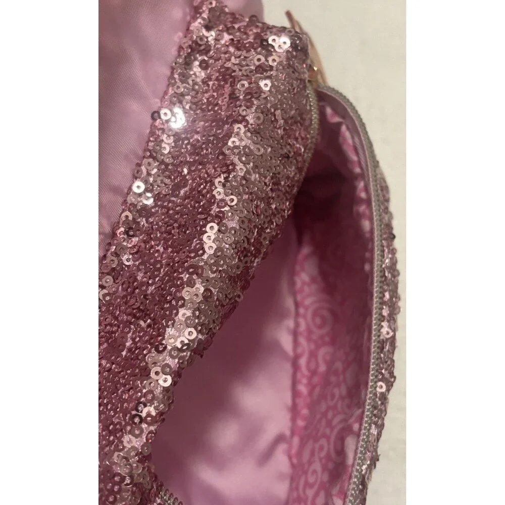 Disney Cruiseline‎ Bibbidi Bobbidi Boutique Backpack Pink Sequin -Rare